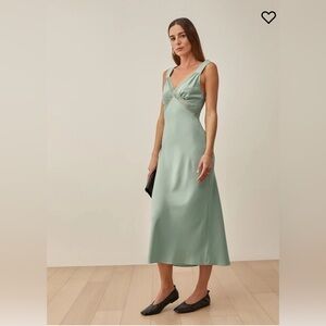 Reformation Provence Silk Dress size large
